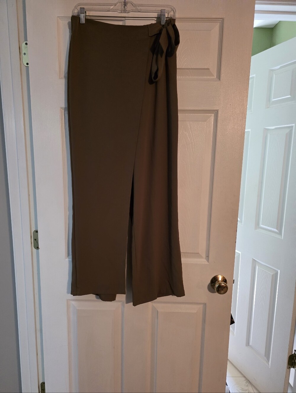 HALARA WIDE LEG WORK PANTS